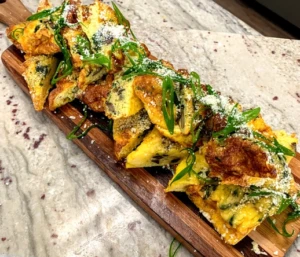 mushroom spinach frittata