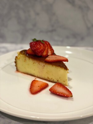 strawberry cheesecake dessert