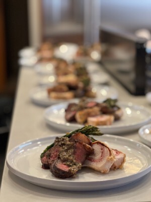 chicken roulade dinner private chef